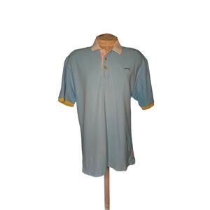 Mens Orvis colorblock fishing shirt medium small‎ spot